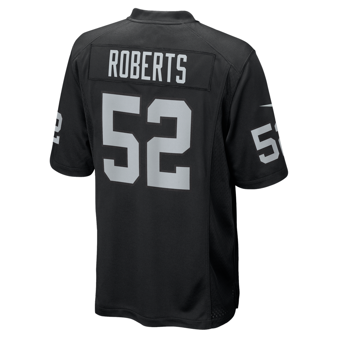 Elandon Roberts Las Vegas Raiders Nike Team Game Jersey -  Black