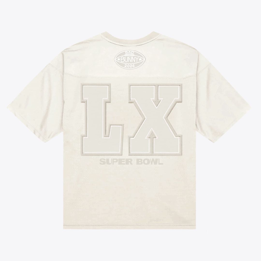 Bad Bunny x Super Tazón Cream Bad Bunny Legacy Jersey