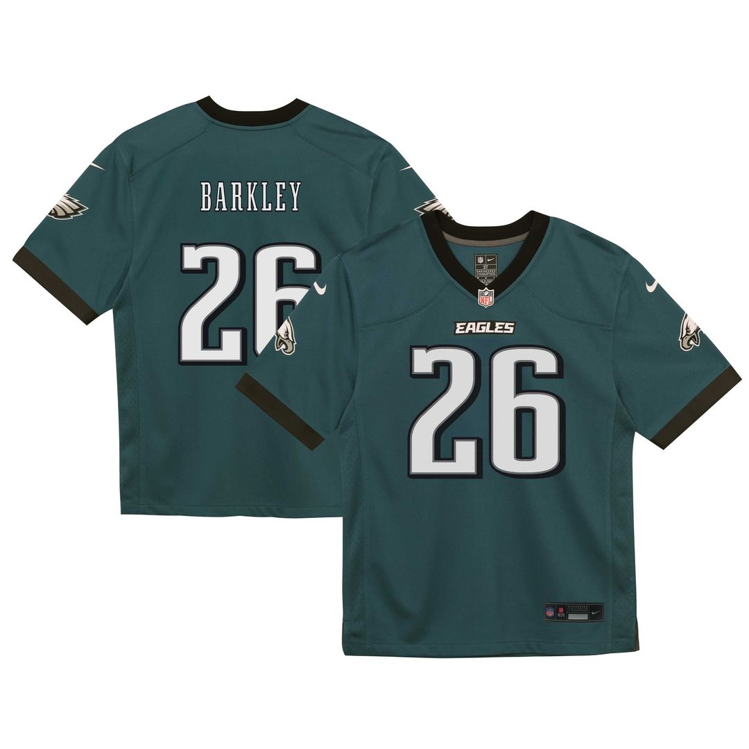 Saquon Barkley Philadelphia Eagles Nike Preschool Team Game Jersey - Midnight Green