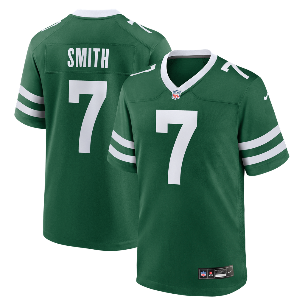 Geno Smith New York Jets Nike Game Jersey - Legacy Green