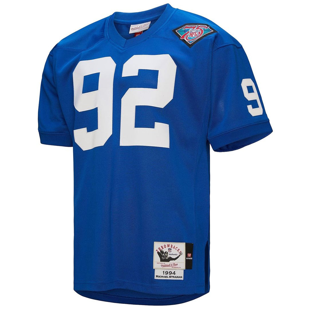 Michael Strahan New York Giants 1994 Mitchell & Ness Authentic Throwback Retired Player Jersey - Royal