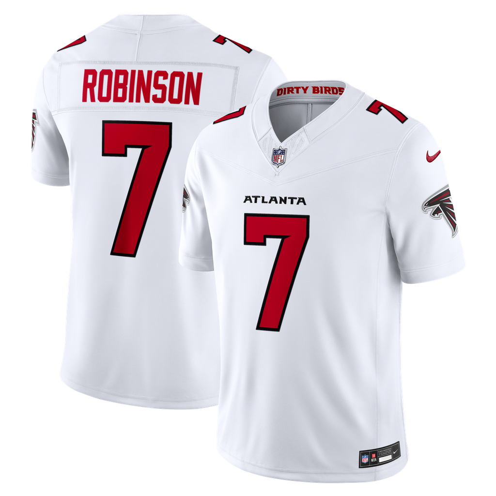 Bijan Robinson Atlanta Falcons Nike Vapor F.U.S.E. Stitched Limited Jersey - White