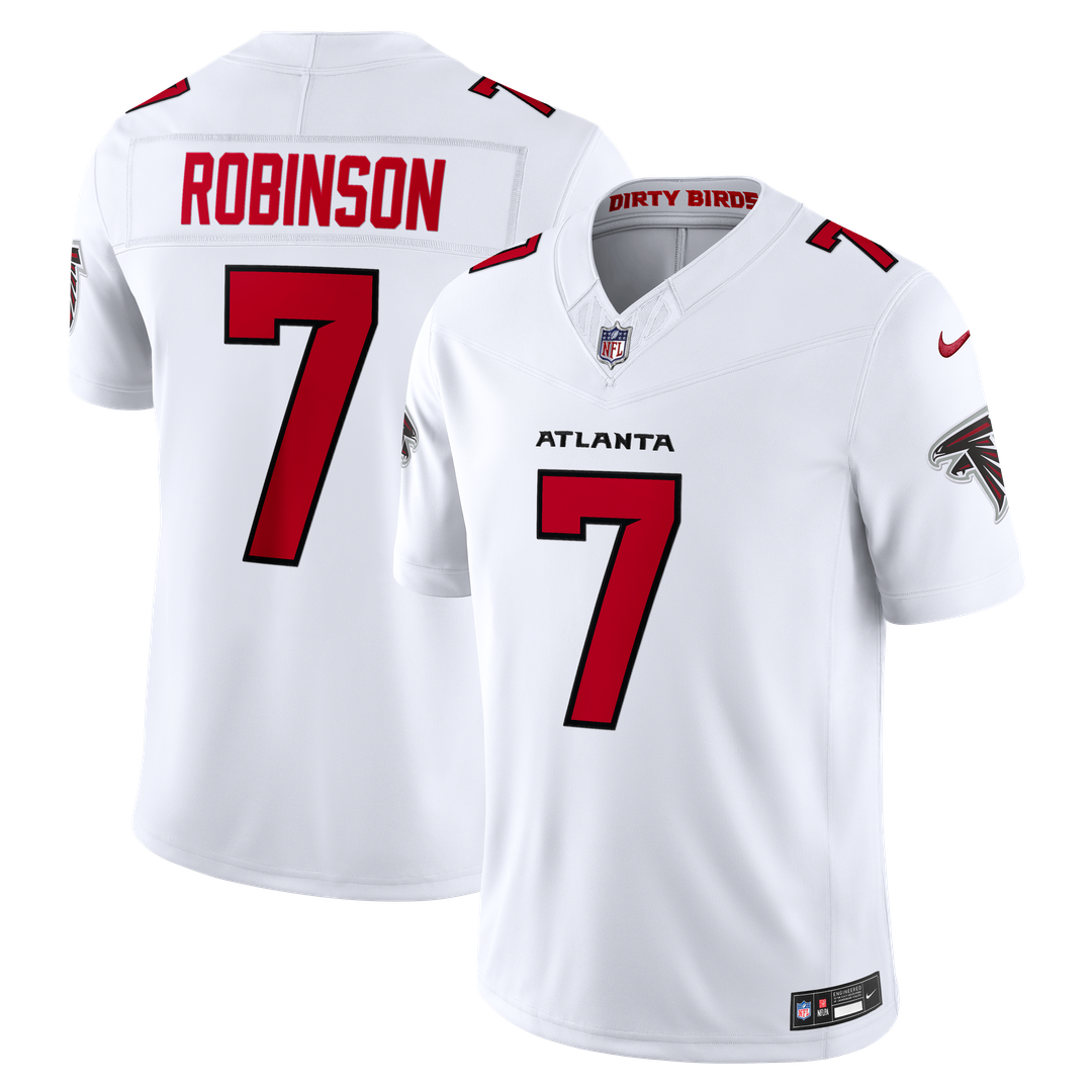 Bijan Robinson Atlanta Falcons Nike Vapor F.U.S.E. Stitched Limited Jersey - White