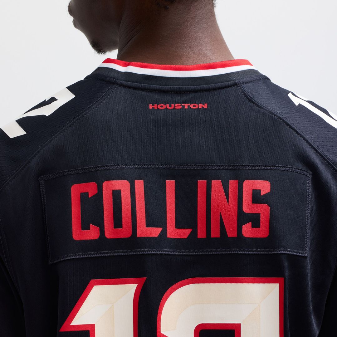 Nico Collins Houston Texans Nike Alternate Game Jersey -  Red