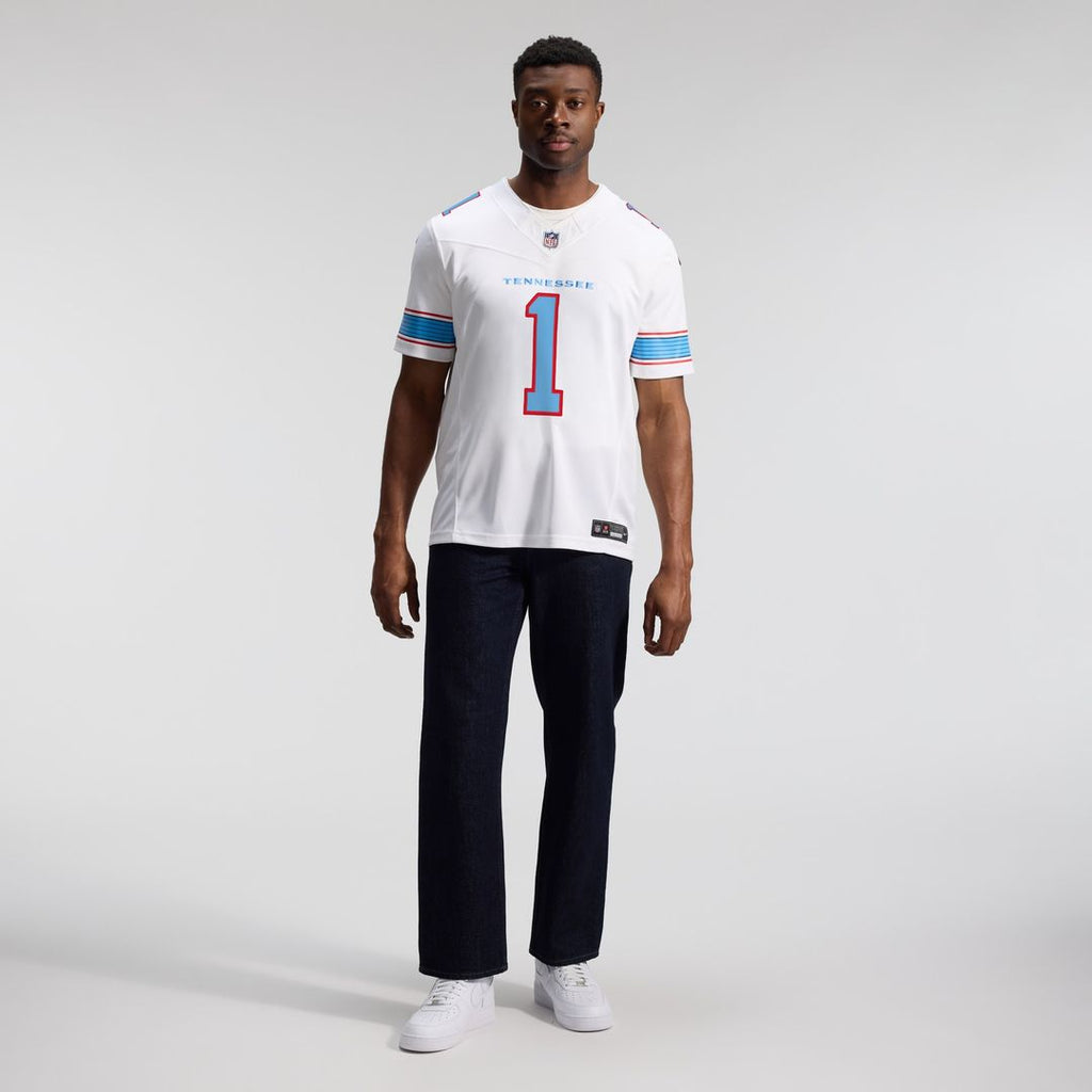 Cameron Ward Tennessee Titans Nike Vapor F.U.S.E. Stitched Limited Jersey - White