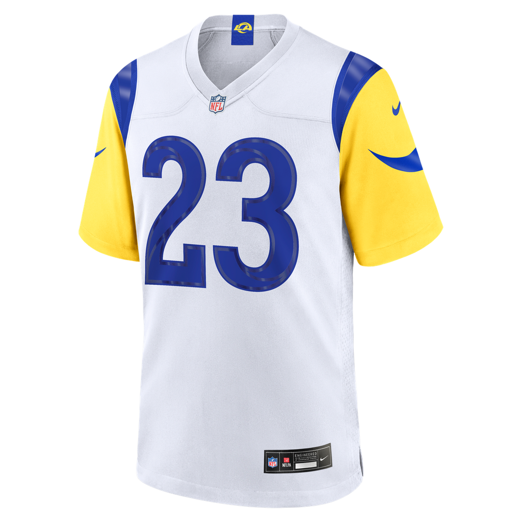 Kyren Williams Los Angeles Rams Nike White Game Player Jersey - White