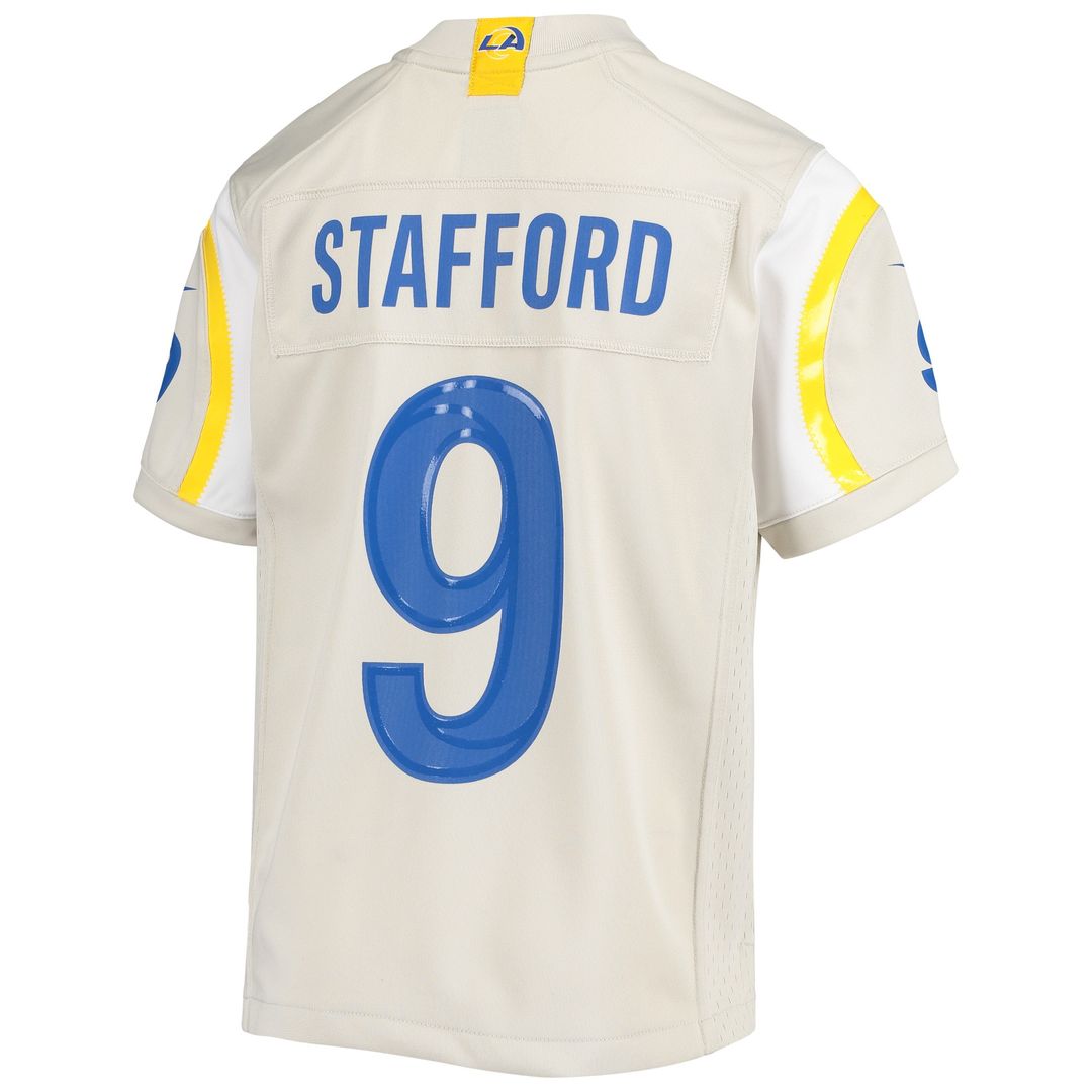 Matthew Stafford Los Angeles Rams Nike Youth Game Jersey - White
