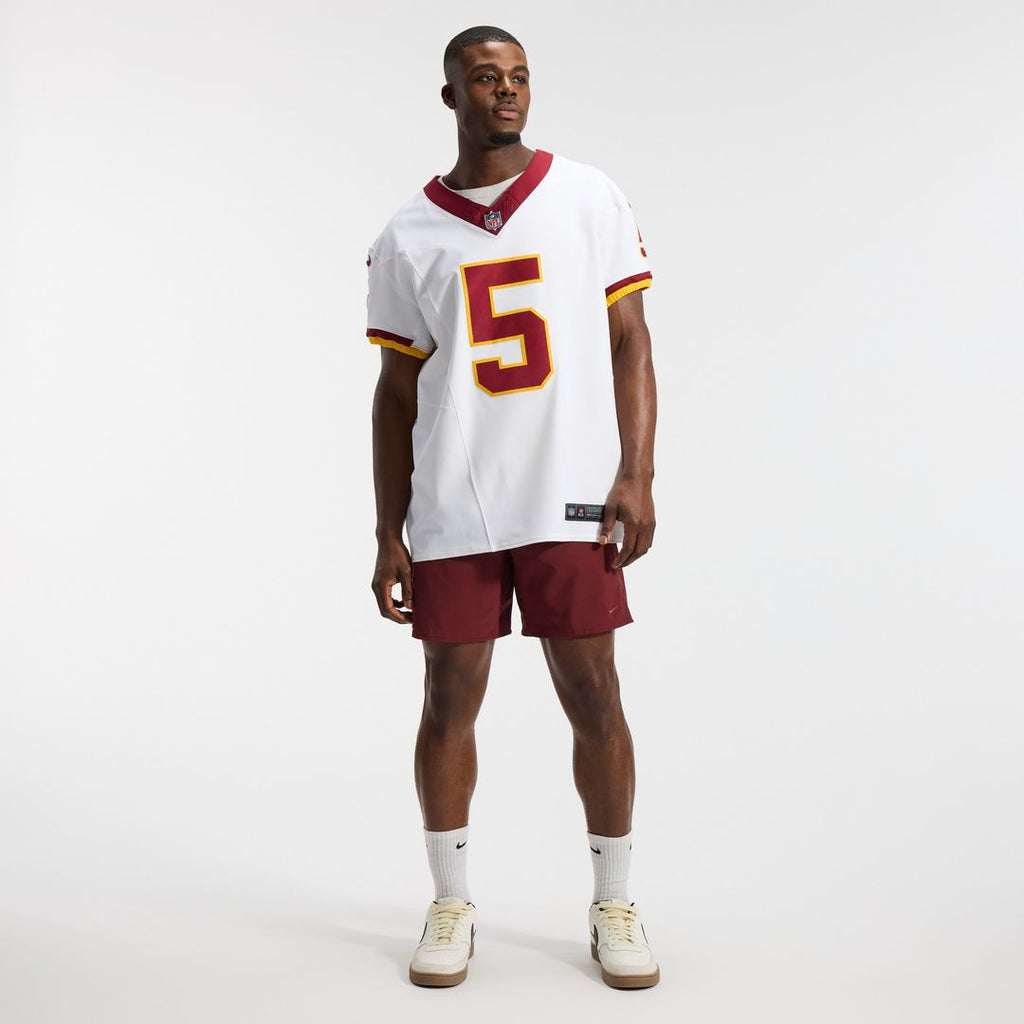 Jayden Daniels Washington Commanders Nike Alternate 2 Super Bowl Era Vapor F.U.S.E. Elite Jersey - White