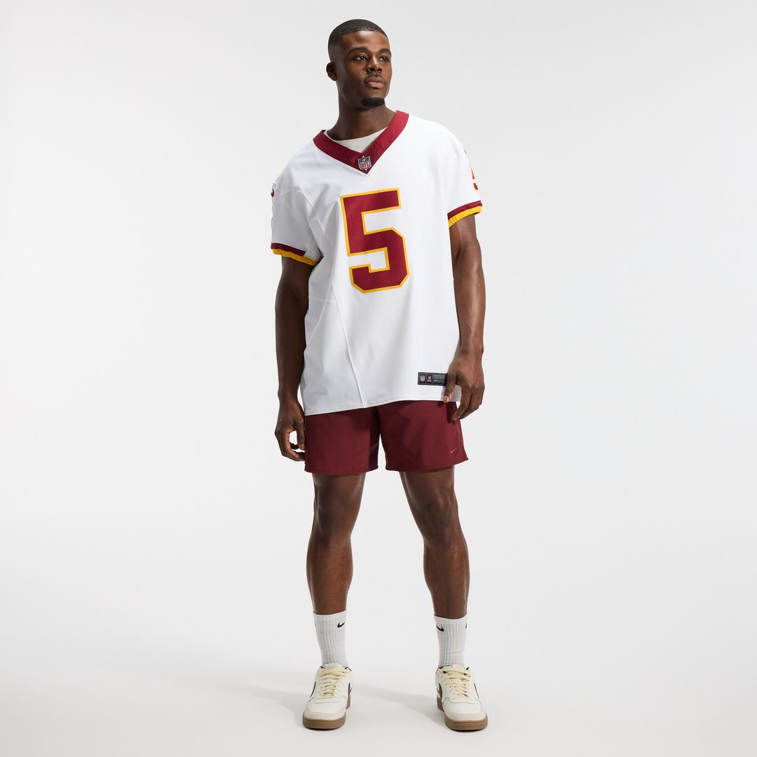 Jayden Daniels Washington Commanders Nike Alternate 2 Super Bowl Era Vapor F.U.S.E. Elite Jersey - White