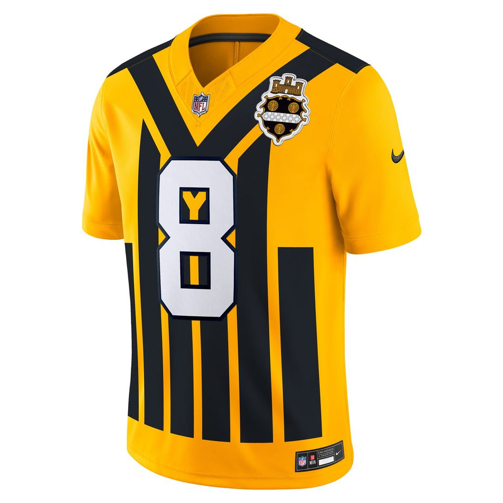 Aaron Rodgers Pittsburgh Steelers Nike Team  Vapor F.U.S.E. Limited Jersey - Black
