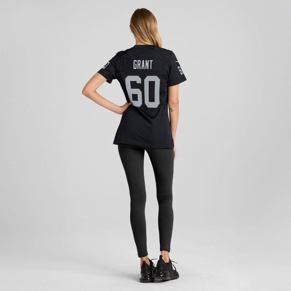 Charles Grant Las Vegas Raiders Nike Women's Team Game Jersey -  Black