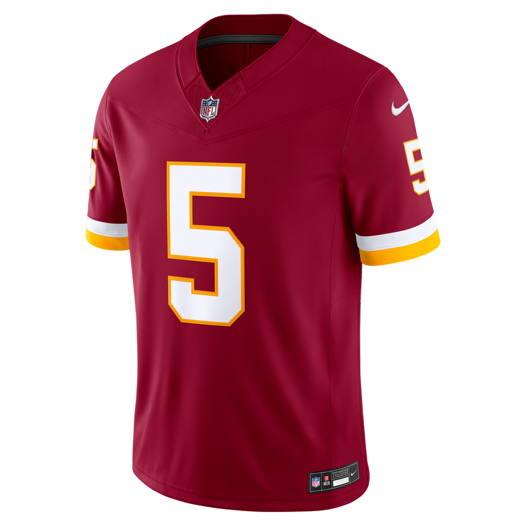 Jayden Daniels Washington Commanders Nike Vapor F.U.S.E. Stitched Limited Jersey - Burgundy
