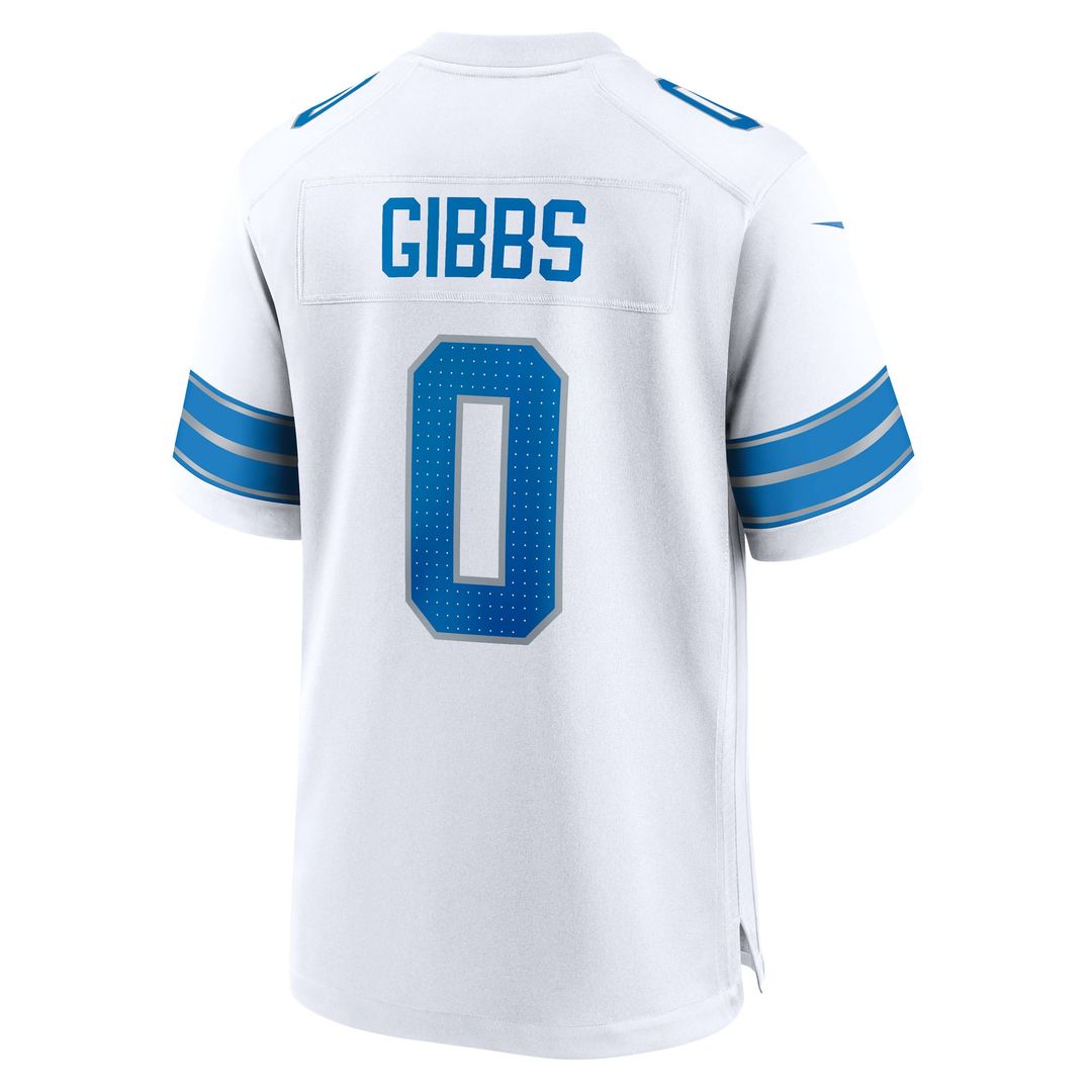 Jahmyr Gibbs Detroit Lions Nike 2nd Alternate Game Player Jersey - Black