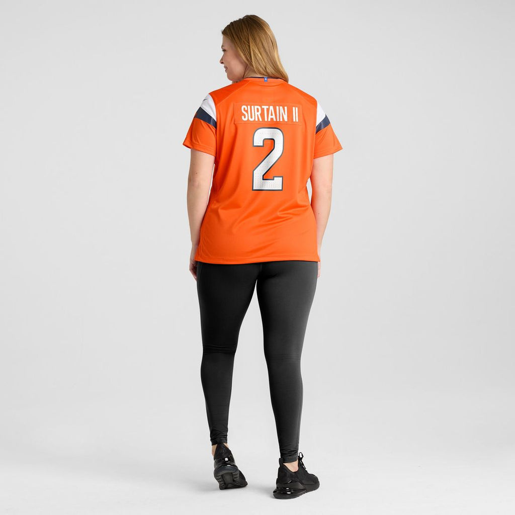 Patrick Surtain II Denver Broncos Nike Women's Alternate Game Jersey - Navy