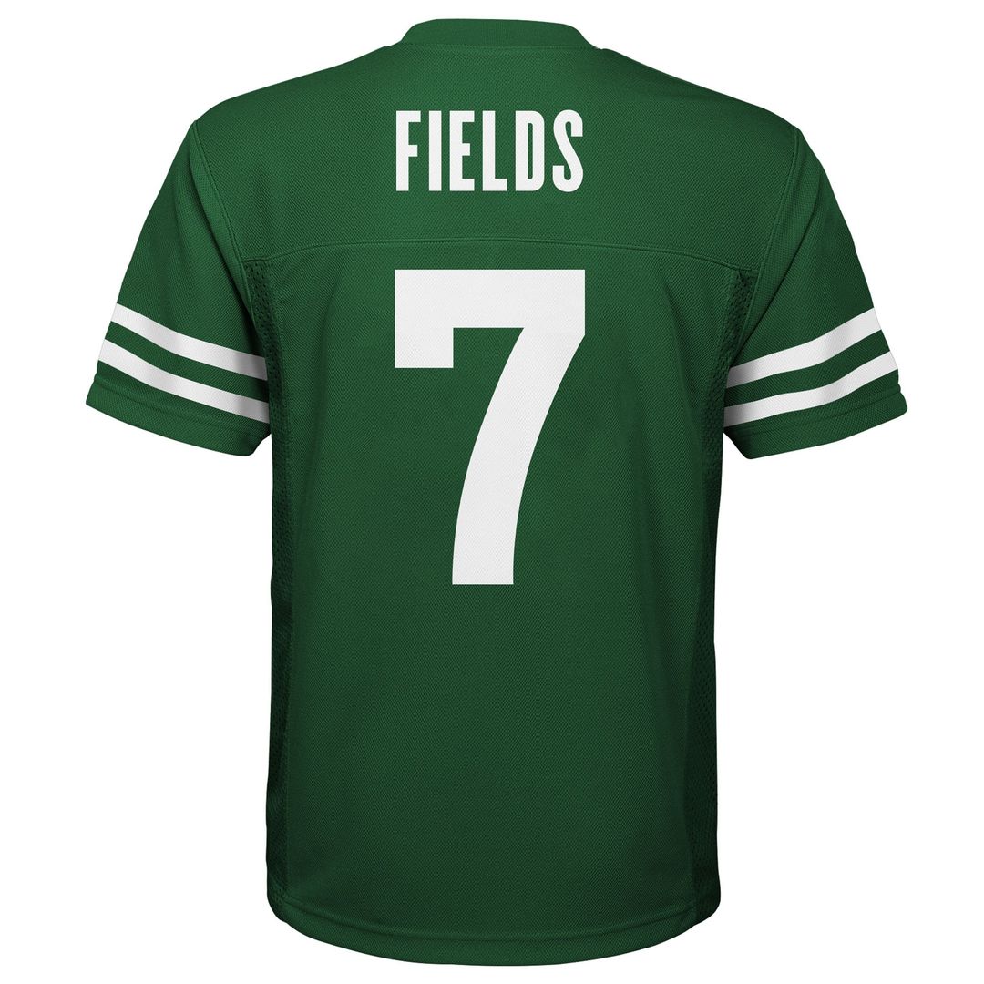 Justin Fields New York Jets Nike Youth Replica Player Jersey - Legacy Green