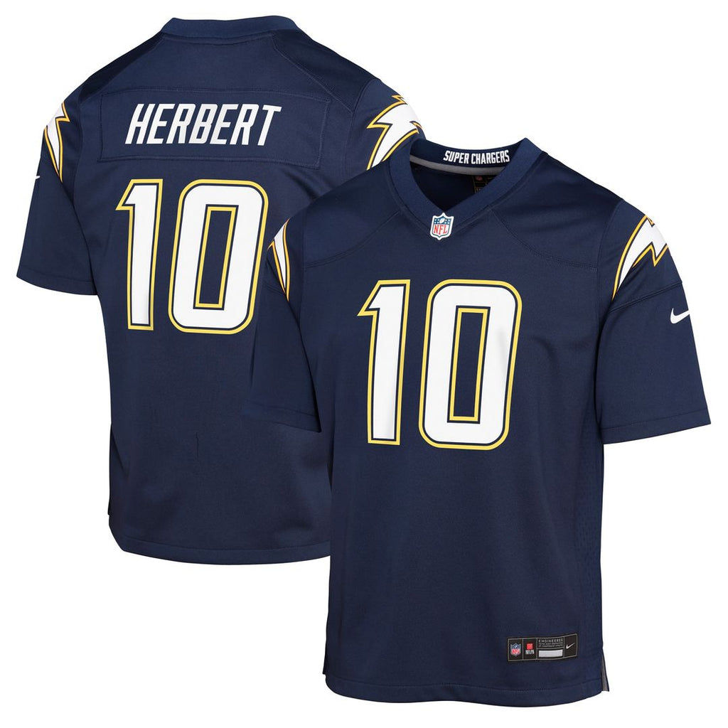 Justin Herbert Los Angeles Chargers Nike Youth Alternate Super Chargers Game Player Jersey - Navy