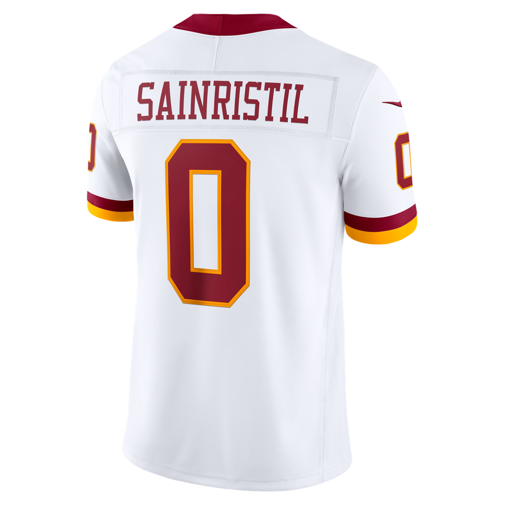 Mike Sainristil Washington Commanders Nike Vapor F.U.S.E. Stitched Limited Jersey - White