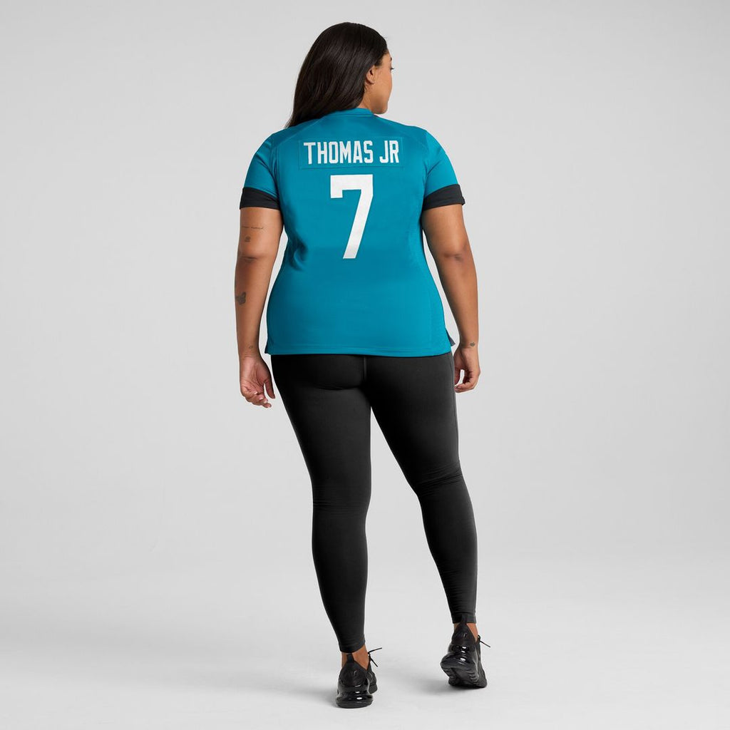 Brian Thomas Jr. Jacksonville Jaguars Nike Women's Game Jersey -  Teal