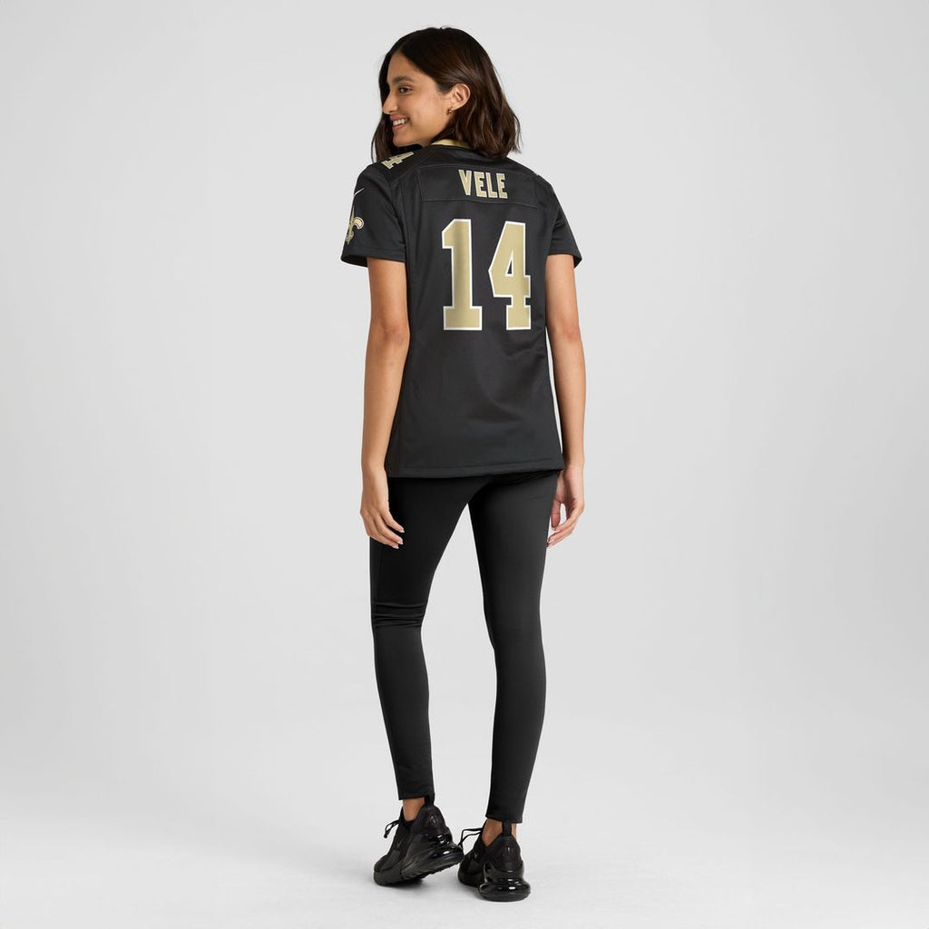 Devaughn Vele New Orleans Saints Nike Women's Team Game Jersey -  Black
