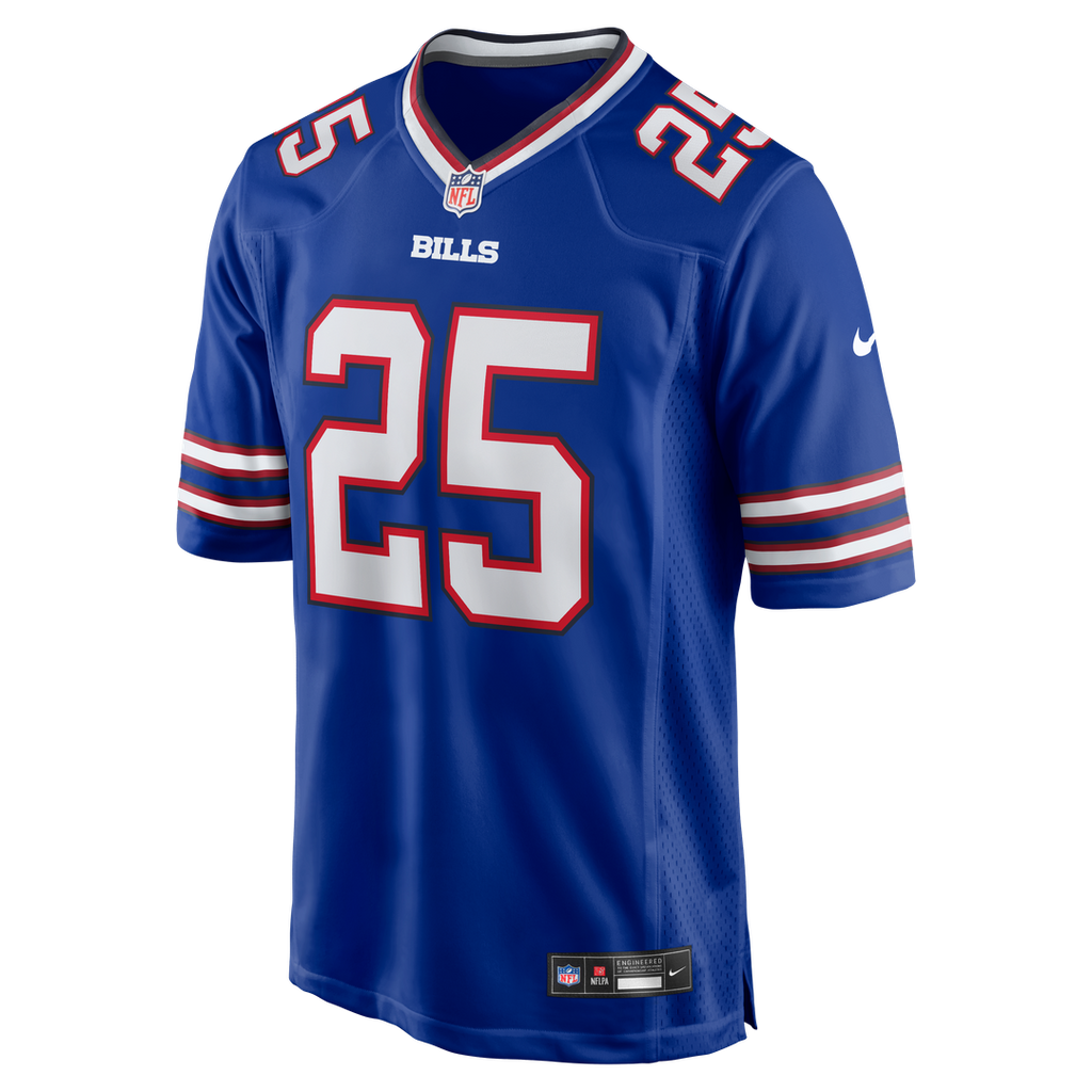 Ty Johnson Buffalo Bills Nike Team Game Jersey - Royal