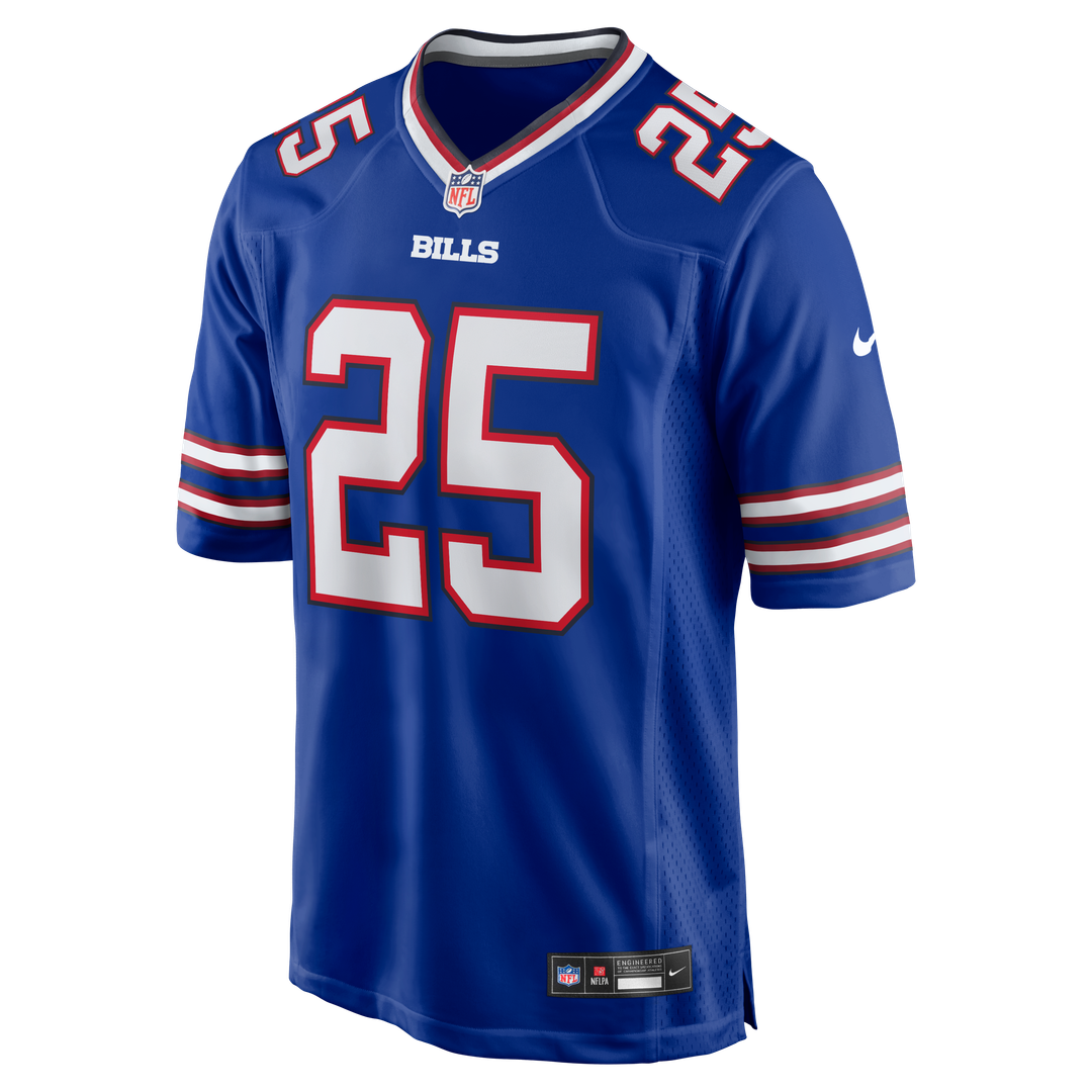 Ty Johnson Buffalo Bills Nike Team Game Jersey - Royal