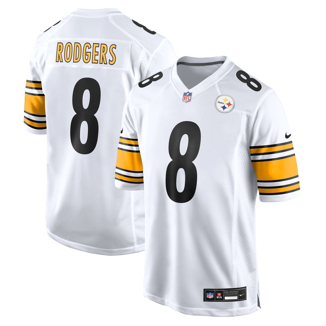 Aaron Rodgers Pittsburgh Steelers Nike Game Jersey - Black