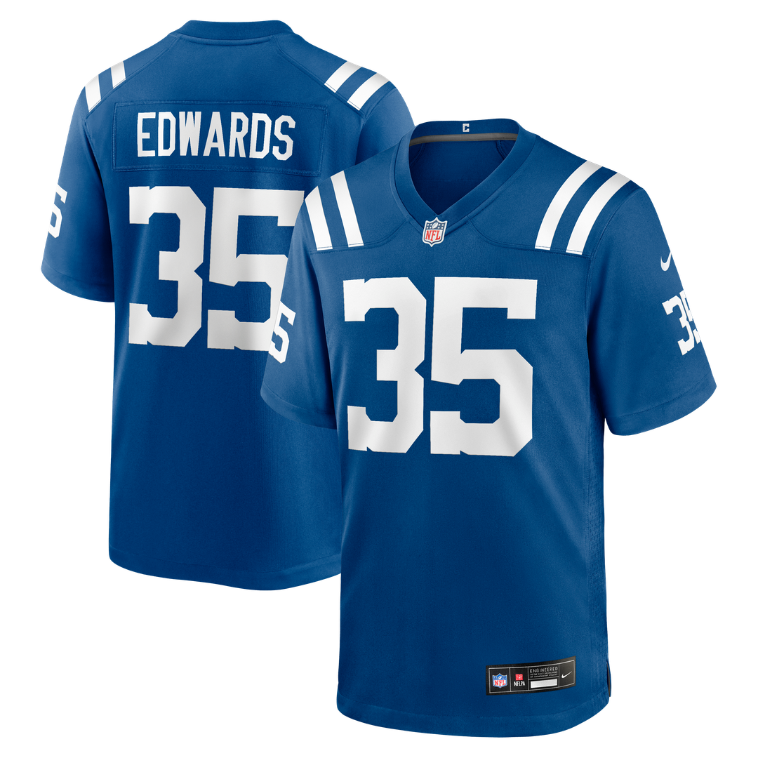 Johnathan Edwards Indianapolis Colts Nike Team Game Jersey -  Royal