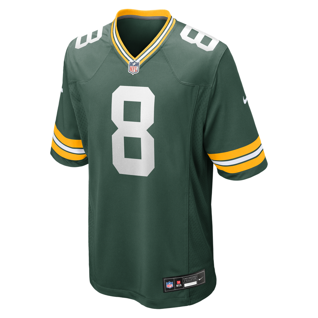 Josh Jacobs Green Bay Packers Nike Team Game Jersey -  Green