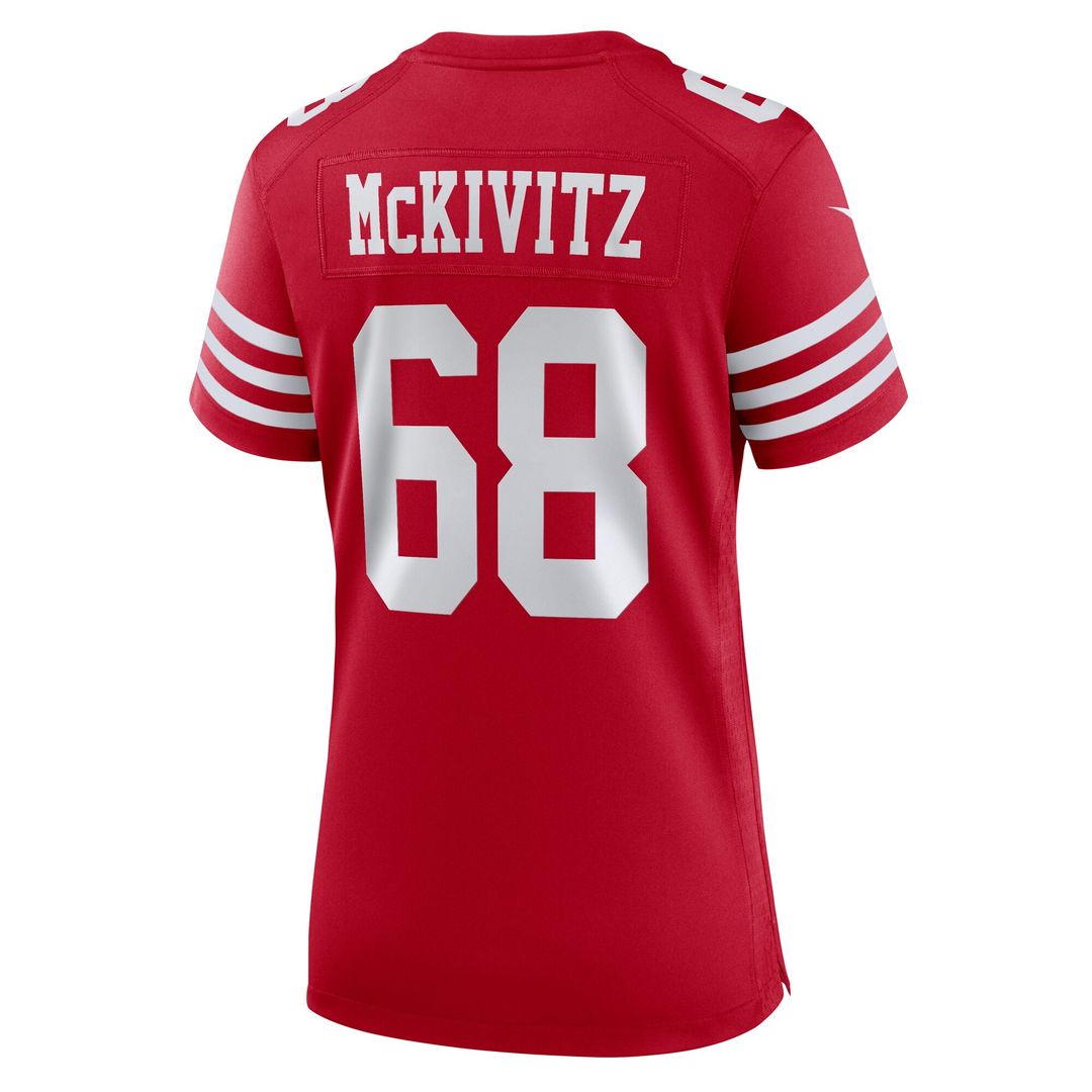 Colton McKivitz San Francisco 49ers Nike Women's Team Game Jersey -  Scarlet