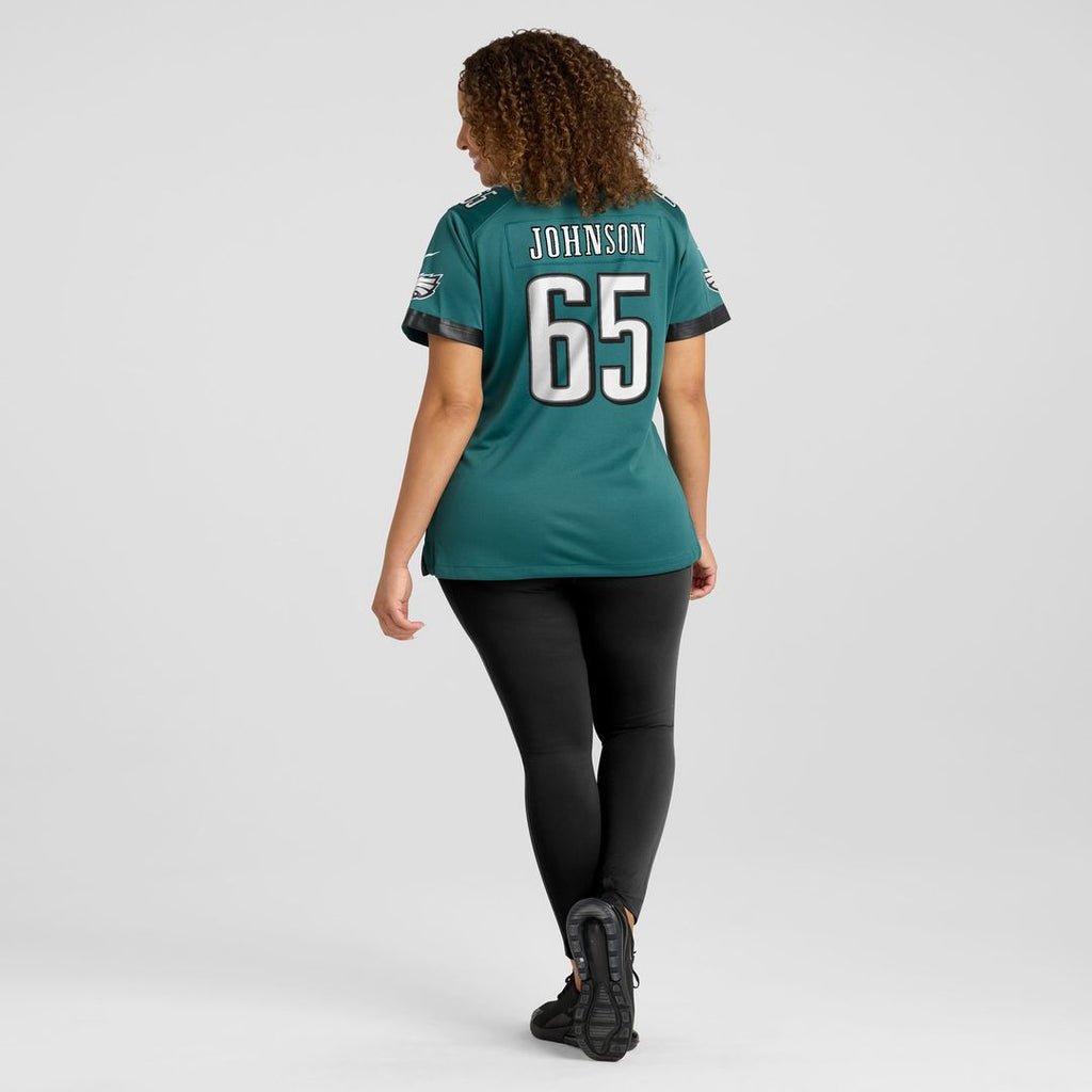 Lane Johnson Philadelphia Eagles Nike Women's Alternate Game Jersey - Kelly Green