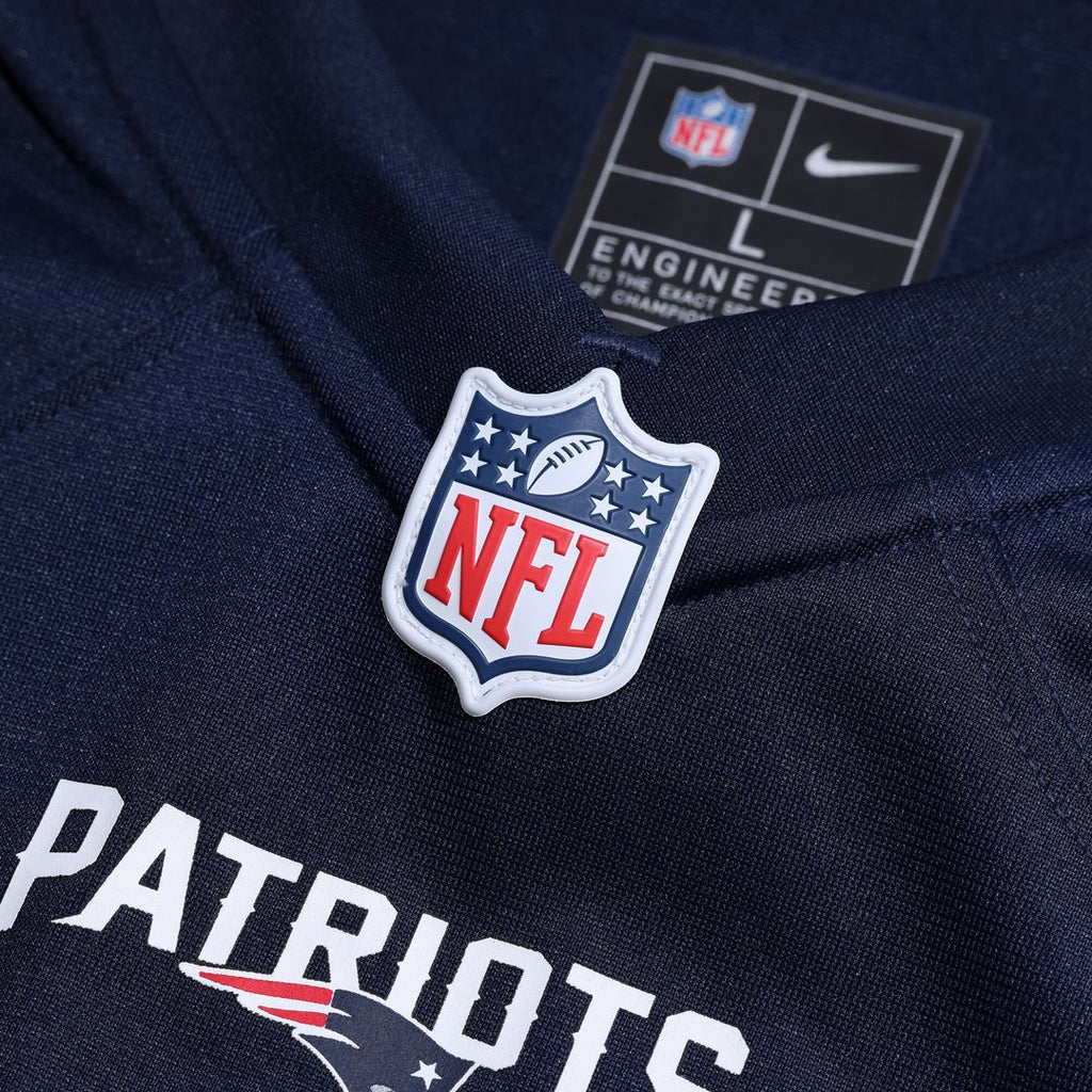 Marcus Bryant New England Patriots Nike Team Game Jersey -  Navy
