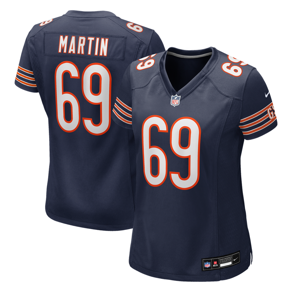Jeremiah Martin Chicago Bears Nike Women's Team Game Jersey -  Navy