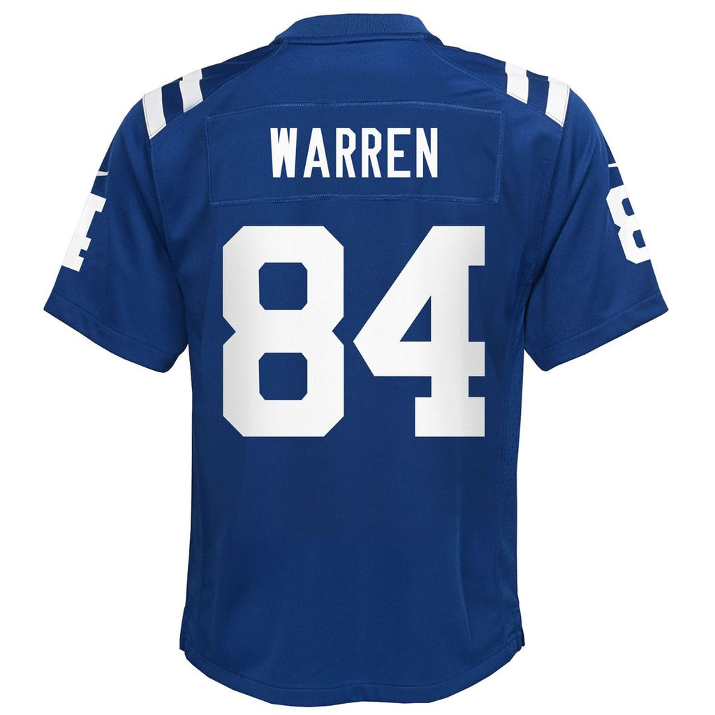 Tyler Warren Indianapolis Colts Nike Youth Team Game Jersey - Royal