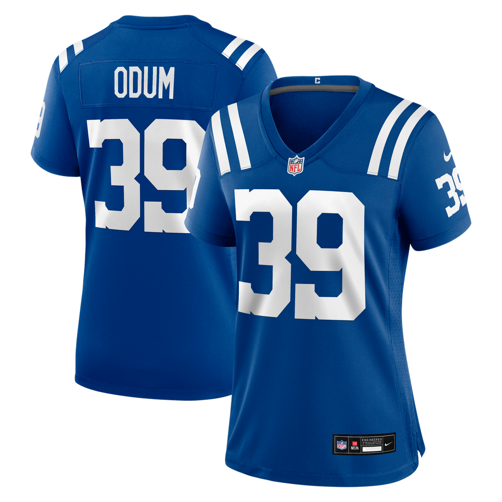 George Odum Indianapolis Colts Nike Women's Team Game Jersey -  Royal