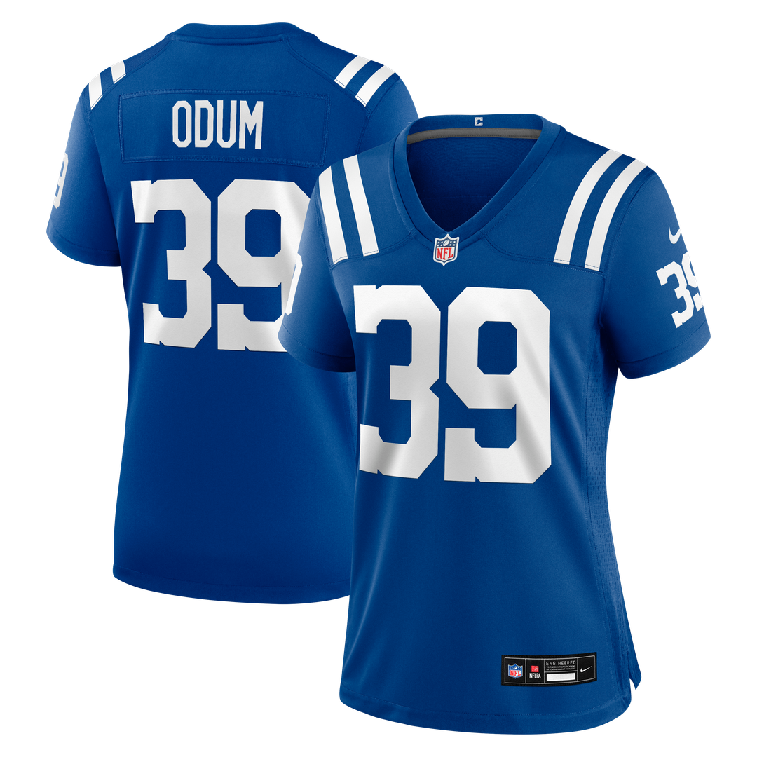 George Odum Indianapolis Colts Nike Women's Team Game Jersey -  Royal