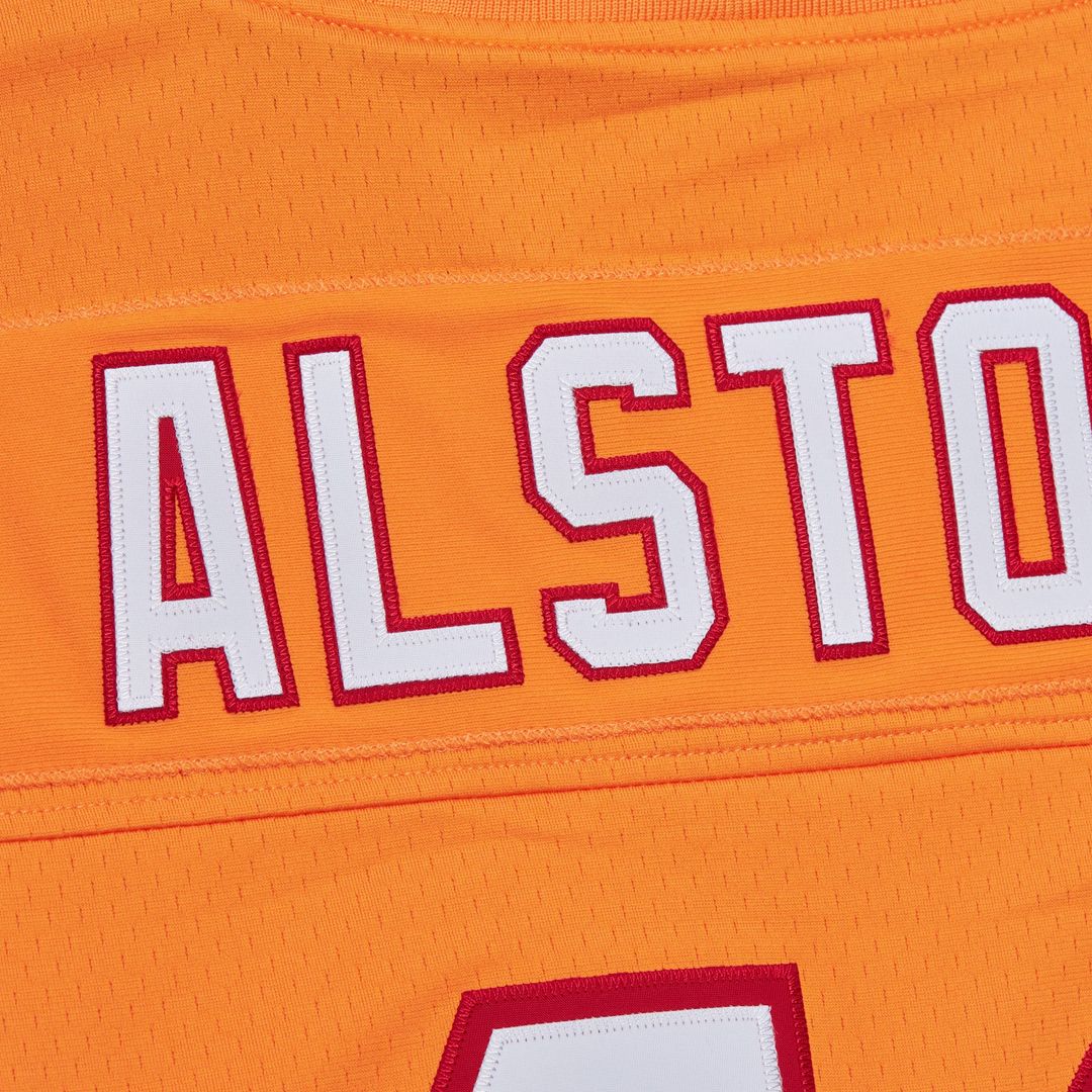 Mike Alstott Tampa Bay Buccaneers Mitchell & Ness Player Name & Number Hoodie Legacy Jersey - Orange