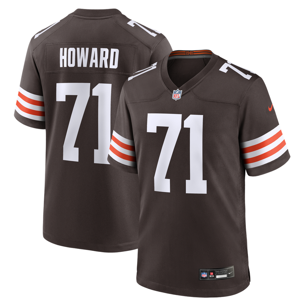 Tytus Howard Cleveland Browns Nike Team Game Jersey -  Brown