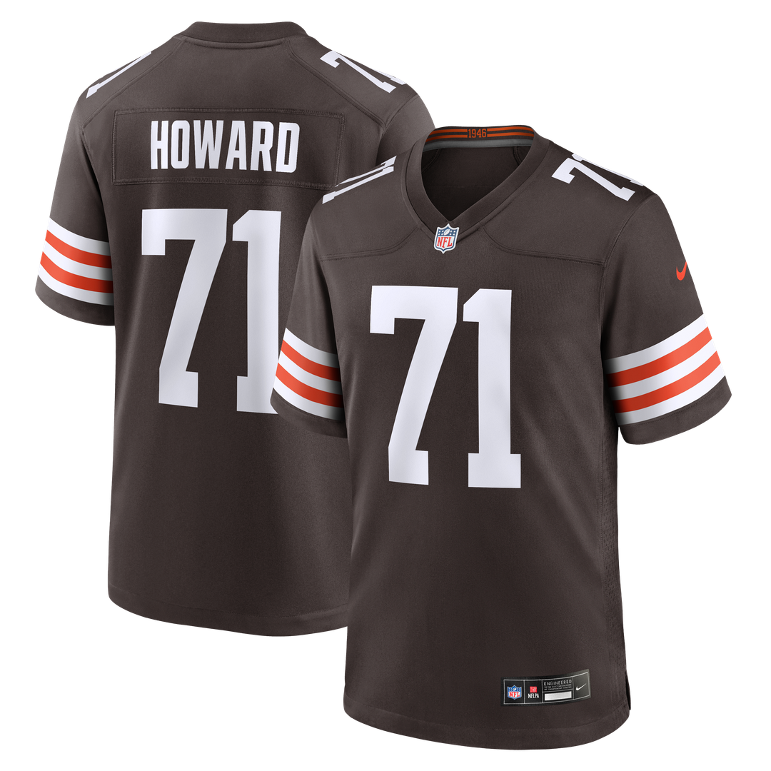 Tytus Howard Cleveland Browns Nike Team Game Jersey -  Brown