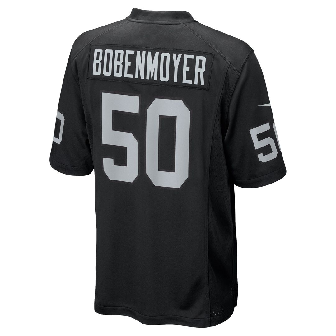 Jacob Bobenmoyer Las Vegas Raiders Nike Game Player Jersey - Black