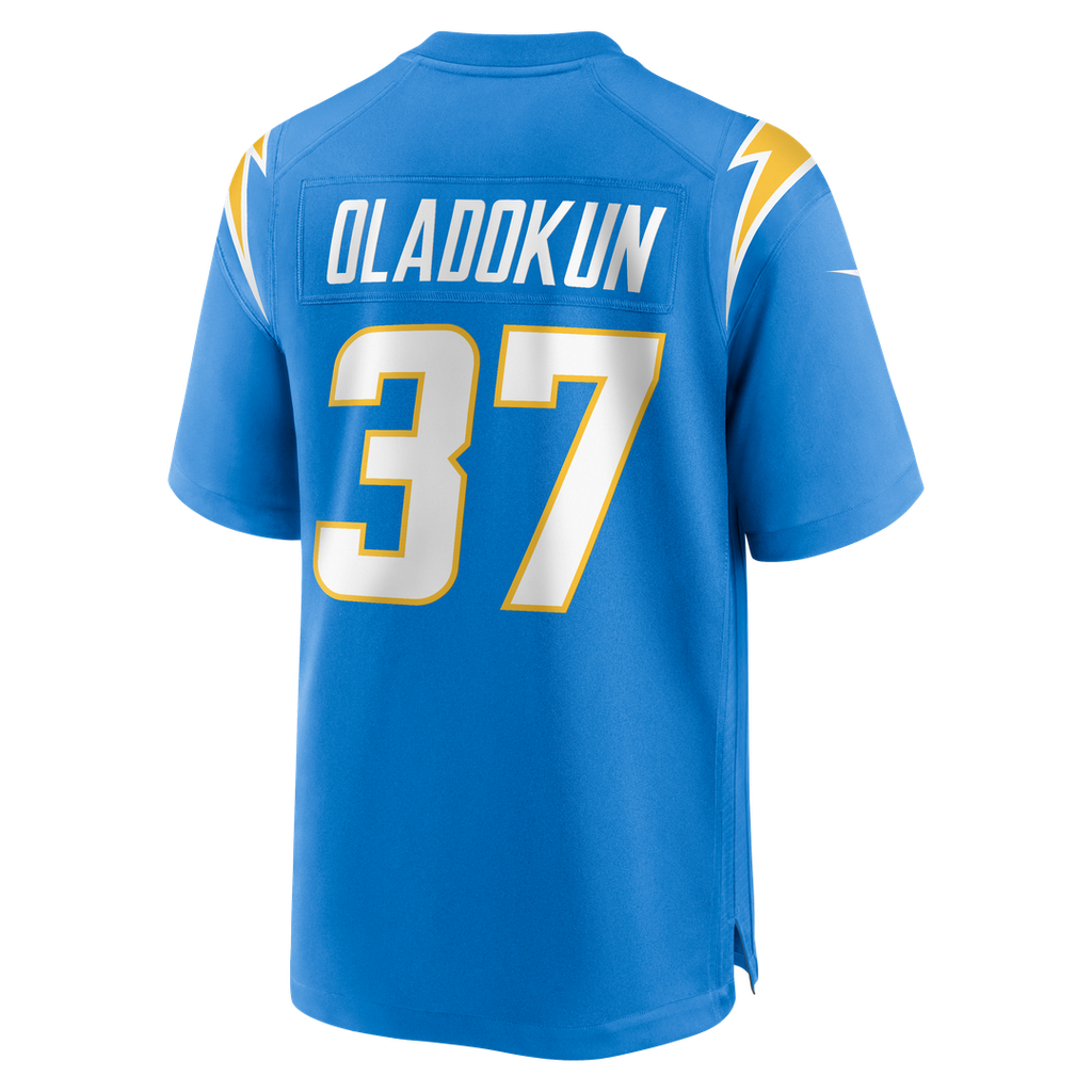 Jordan Oladokun Los Angeles Chargers Nike Team Game Jersey -  Powder Blue