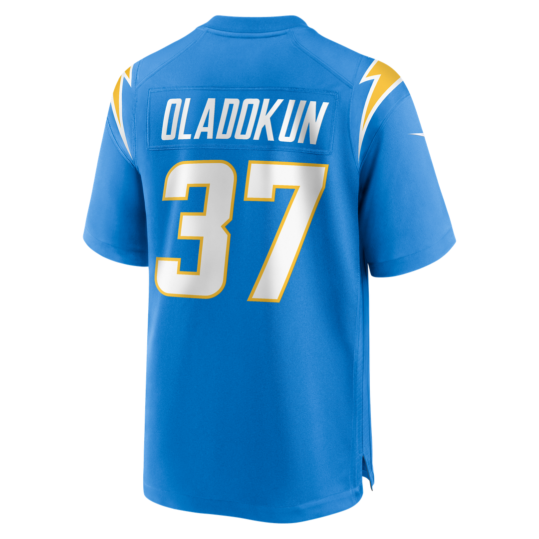 Jordan Oladokun Los Angeles Chargers Nike Team Game Jersey -  Powder Blue