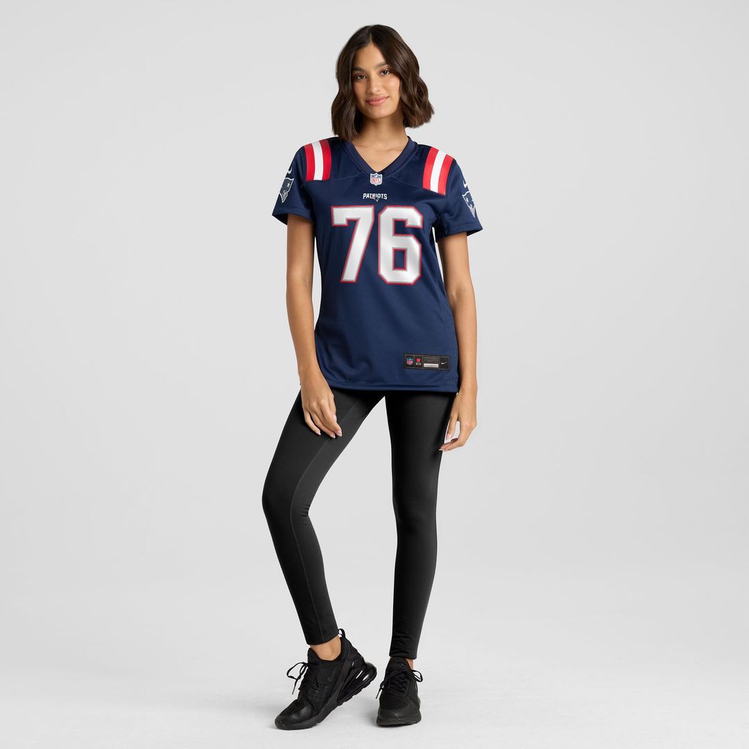 Morgan Moses New England Patriots Nike Women's Team Game Jersey -  Navy