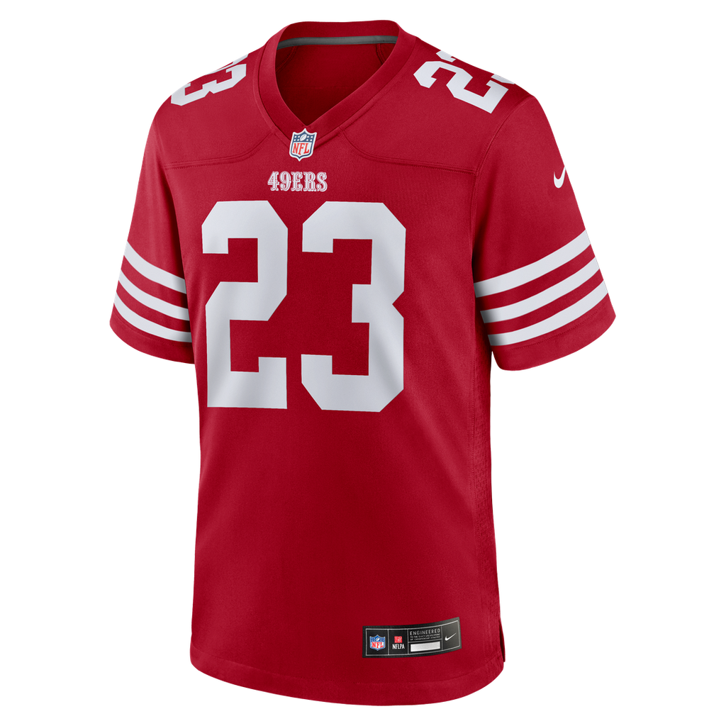 Christian McCaffrey San Francisco 49ers Nike Game Player Jersey - White