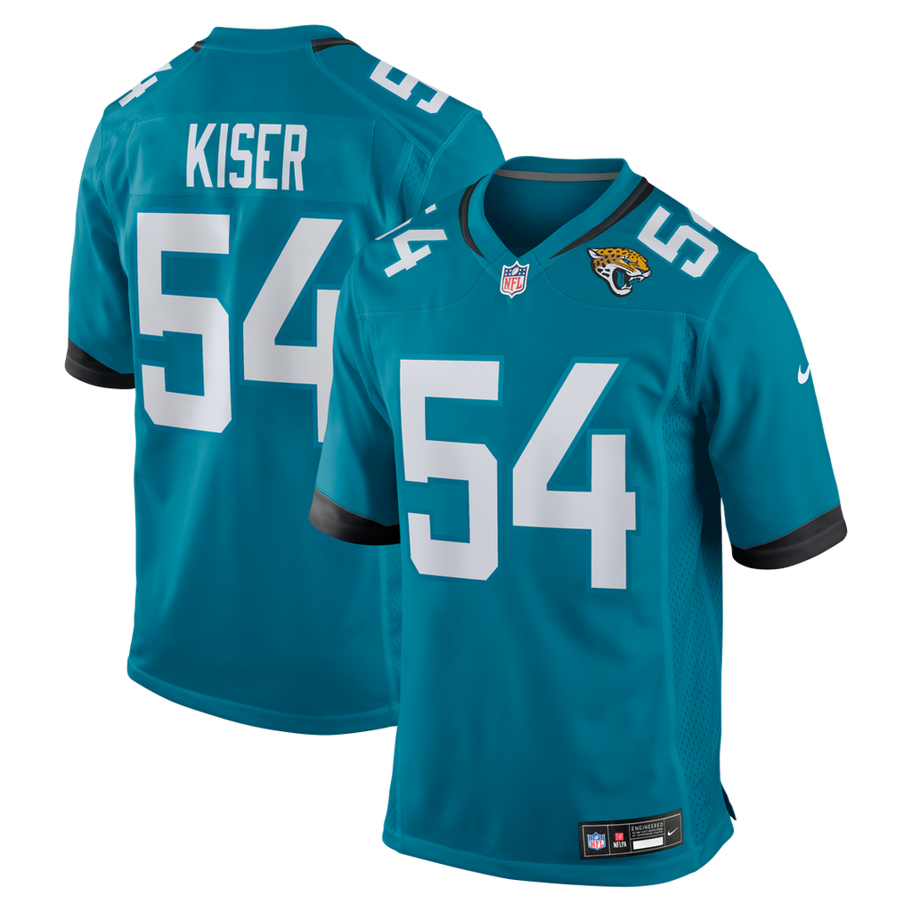 Jack Kiser Jacksonville Jaguars Nike Team Game Jersey -  Teal