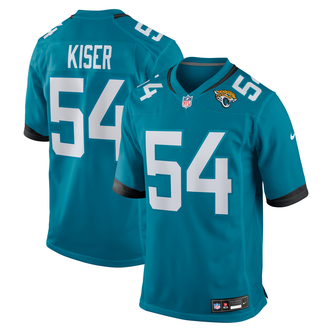 Jack Kiser Jacksonville Jaguars Nike Team Game Jersey -  Teal