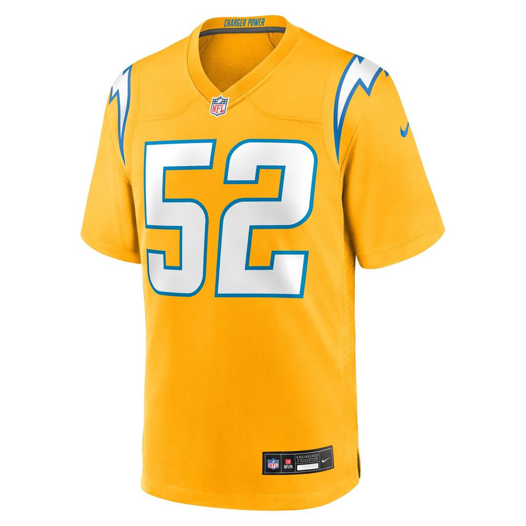 Khalil Mack Los Angeles Chargers Nike Alternate Super Chargers Game Player Jersey - Navy