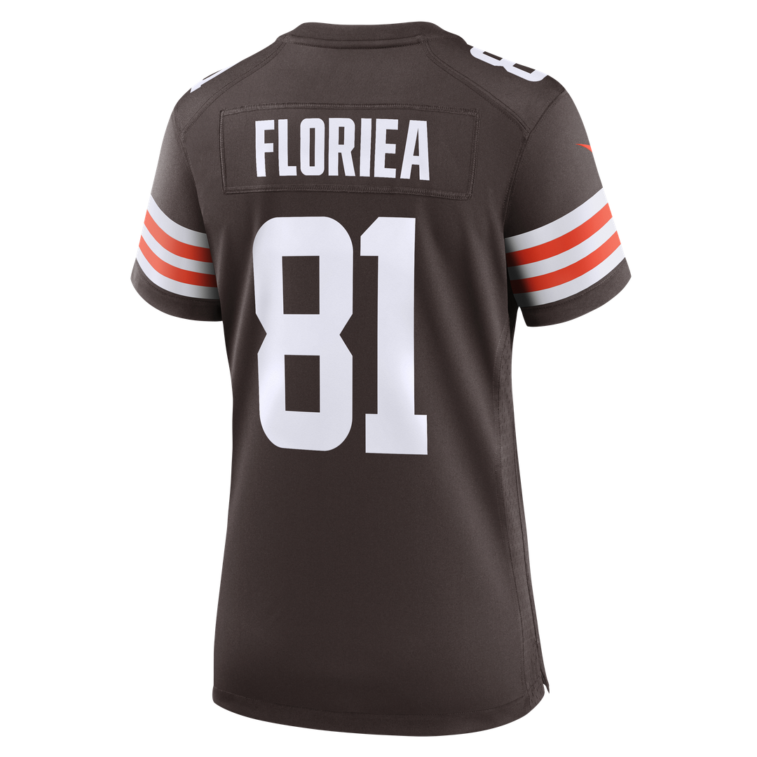 Luke Floriea Cleveland Browns Nike Women's Team Game Jersey -  Brown