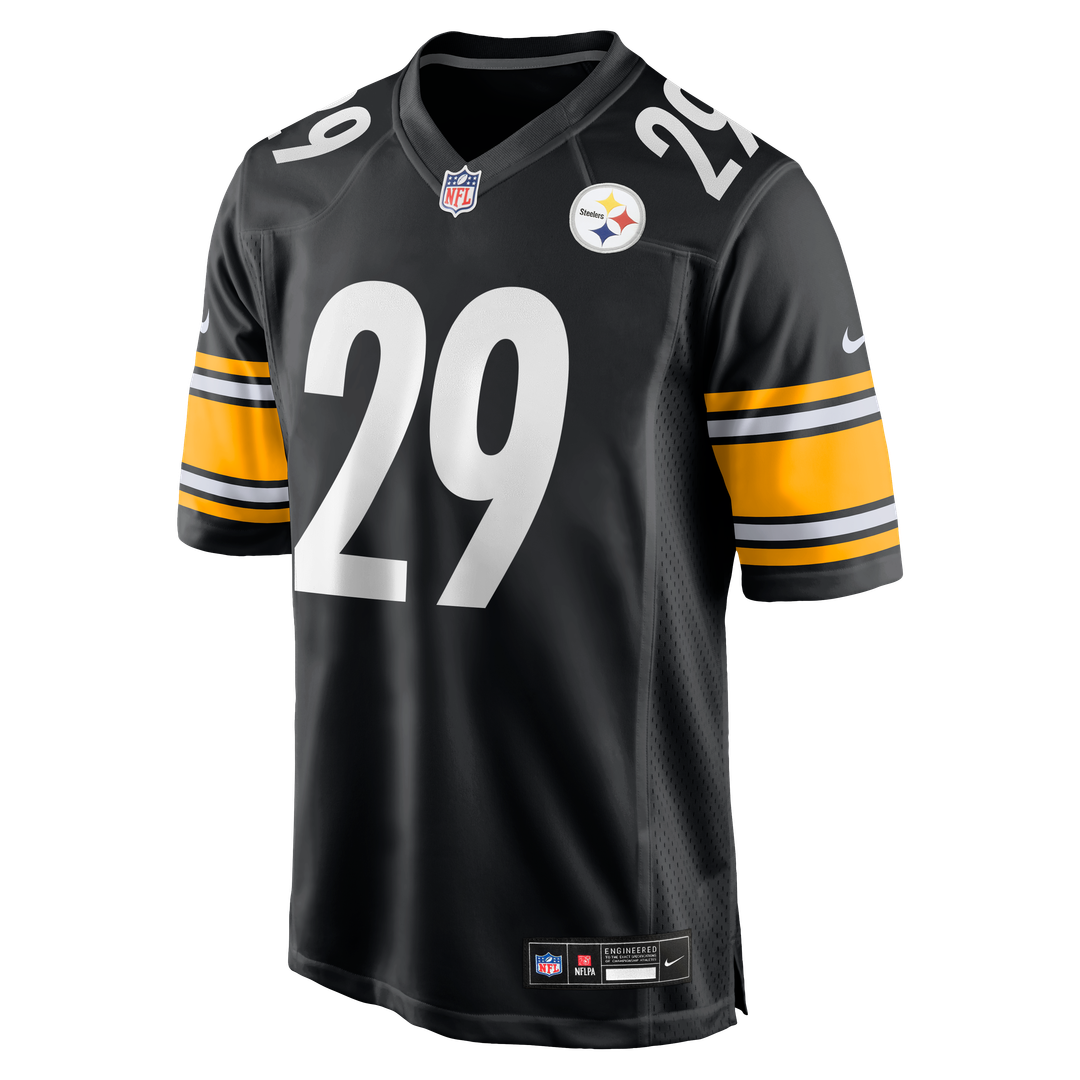 Ryan Watts Pittsburgh Steelers Nike  Game Jersey -  Black