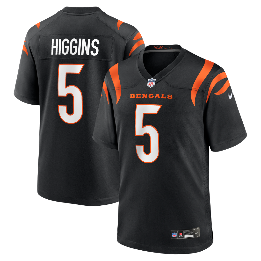 Tee Higgins Cincinnati Bengals Nike Game Player Jersey - Black