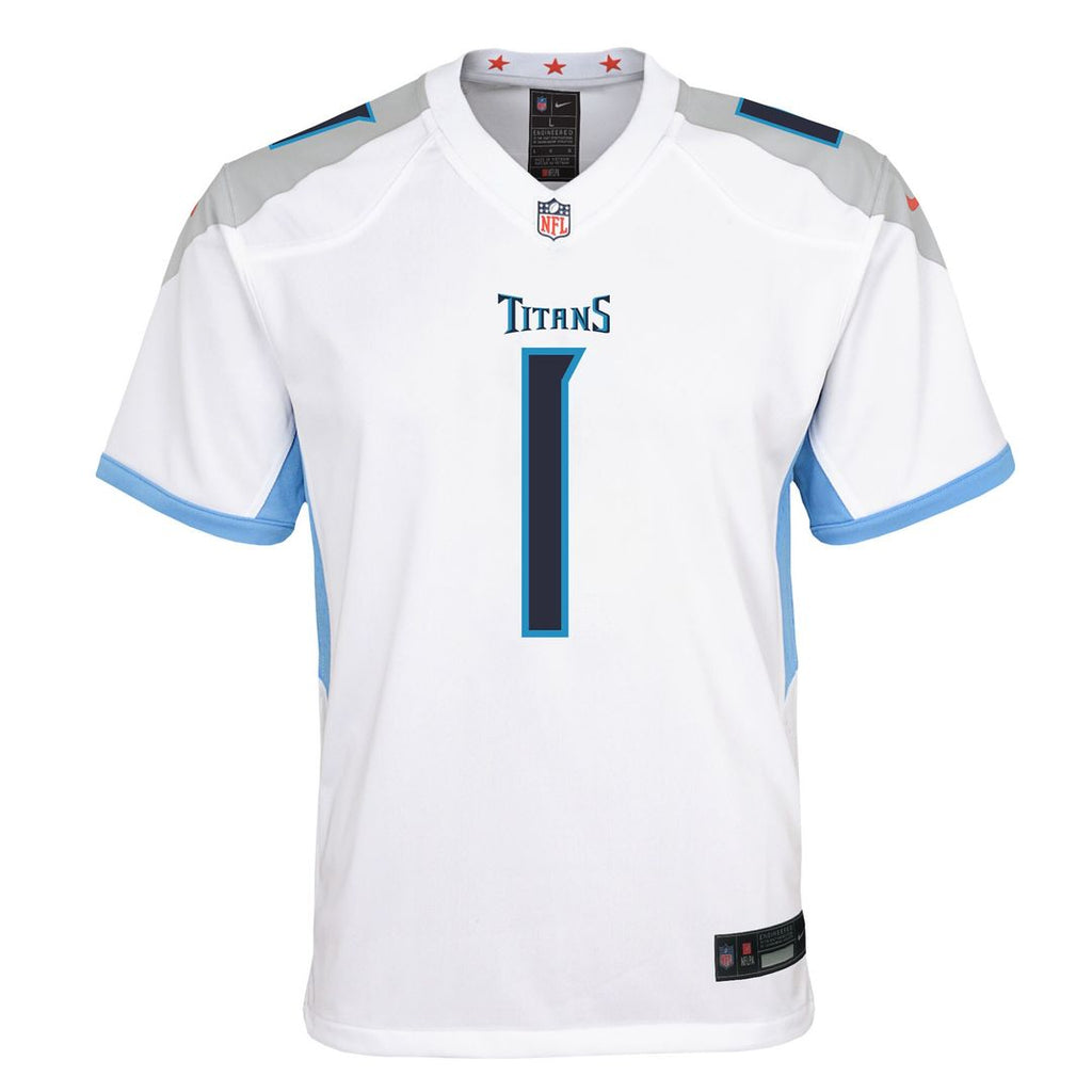 Cameron Ward Tennessee Titans Nike Youth Team Game Jersey - Light Blue